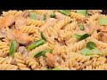 МАКАРОНЫ С ГРИБАМИ, КУРИЦЕЙ В СЛИВОЧНОМ СОУСЕ /ГОТОВИМ БЫСТРО #обед #макароны #грибы