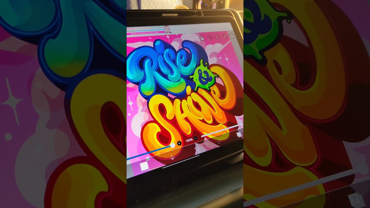 Rise & Shine ✨ Digital Hand Lettering 