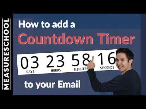How to add a Countdown Timer to your Email