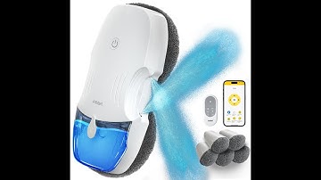 FMART T10 Window Cleaner Robot Intelligent Cleaning with Dual-Spray Cross Water Pump APP Control.