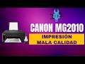 Impresora Canon GM2010 monocromatica, Imprime rayado, imprime mal, mantenimiento a cabezal, Solucion