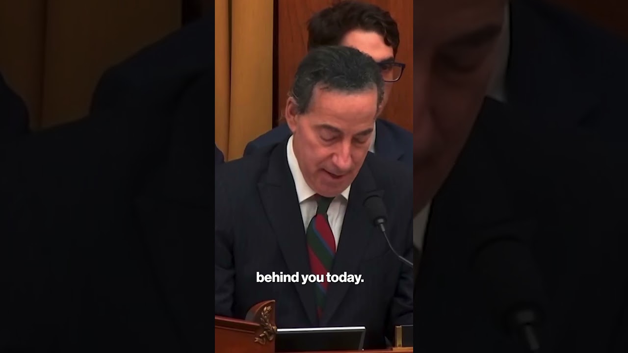 Raskin Says Epstein Victims in Room at Bondi Hearing 