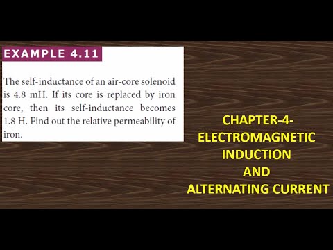 CHAPTER 4 ELECTROMAGNETIC INDUCTION EXAMPLE PROBLEM 4 -11 - YouTube