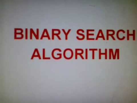Binary Search Algorithm