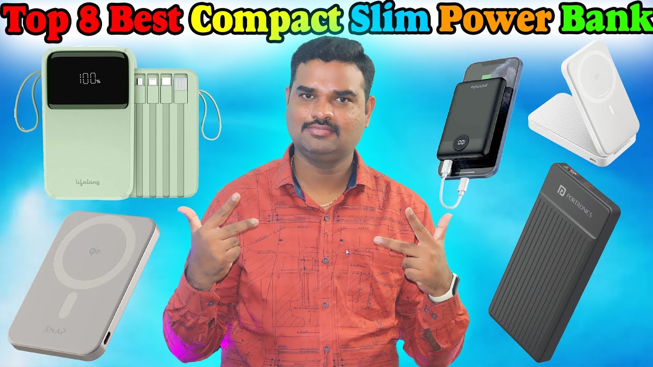 ✅ Top 8 Best Slim PowerBanks In India 2025 With Price |Compact Powerbank Review & Comparison