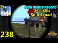 New World Record | PUBG Mobile Lite 33 Kills Solo Squad
