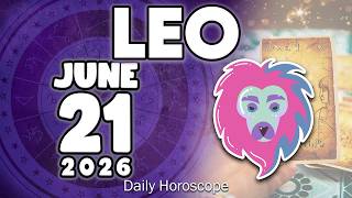 𝐋𝐞𝐨 ♌ 🌓THE LEAP YOU'RE GOING TO LIVE IS GIANT❗️😱 Horoscope for today JUNE  21 2026 🔮 #horoscope #new