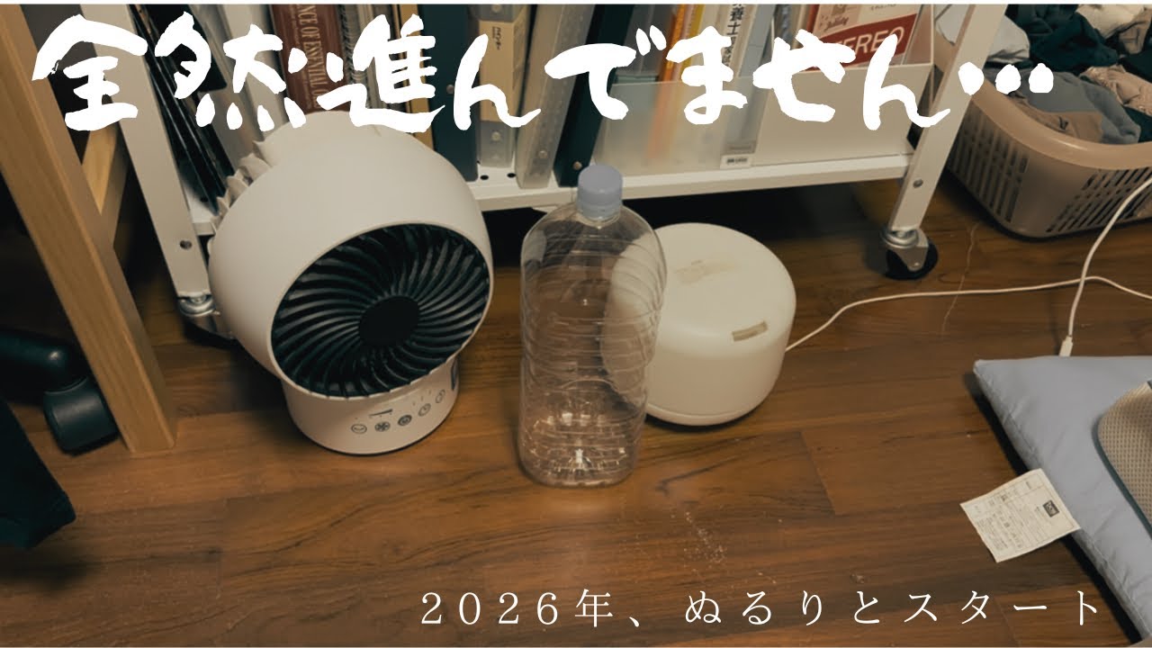 新年明けたけど、全然片付け進んでない｜Vlog