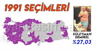 SÜLEYMAN DEMİREL - SEÇİM TARİHİ