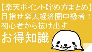【楽天ポイント貯め方まとめ】楽天経済圏中級者になるために！初心者から抜け出すお得知識