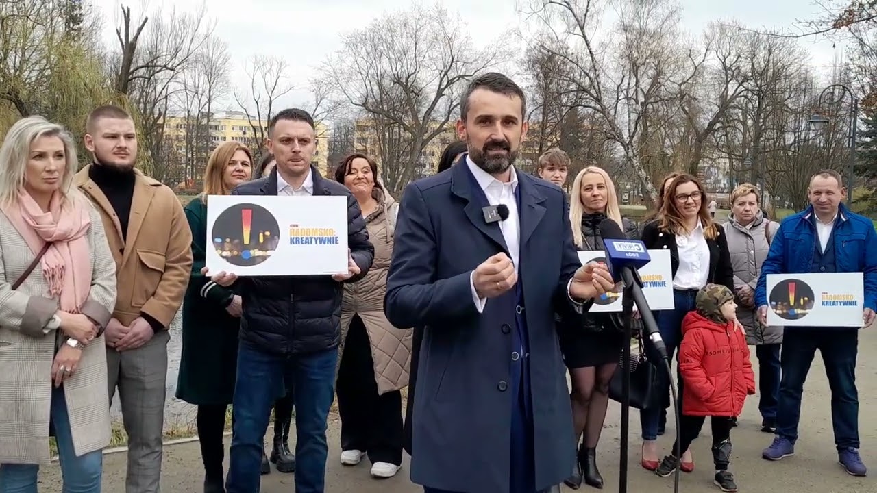 Radosław Rączkowski ogłasza swoją kandydaturę na prezydenta Radomska