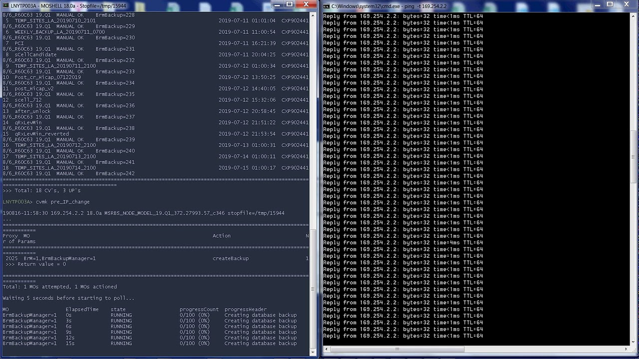 BASEBAND 6630 ip change