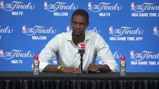 20140609 熱火 vs. 馬刺 Chris Bosh 賽後訪談