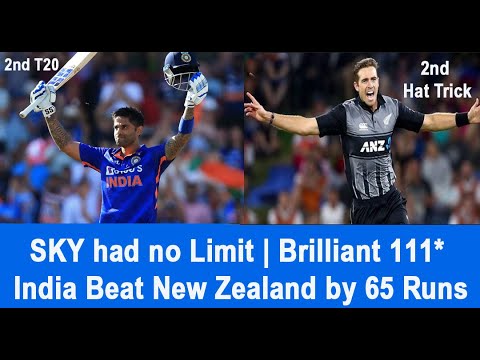 India Beat New Zealand by 65 Runs - 2nd T20 | Brilliant 111* by Surya ...