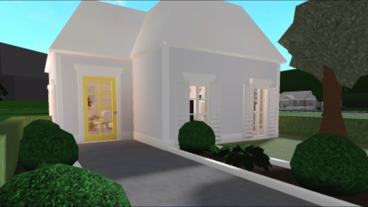 NO GAMEPASS house with an upstairs! Bloxburg Speedbuild YouTube