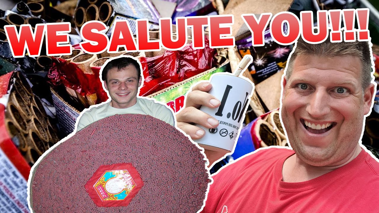 VUURWERKCOMPILATIE: WE SALUTE YOU!!!