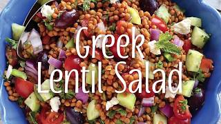 Famous Greek Lentil Salad Wealth