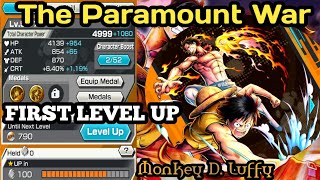 One Piece Bounty rush | opbr | The Paramount War Monkey D. Luffy | First Level UP screenshot 5