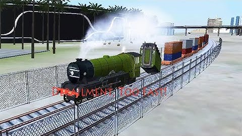 Train Sim Using Flying Scotsman Double Stack In Las Vegas Got Derailment
