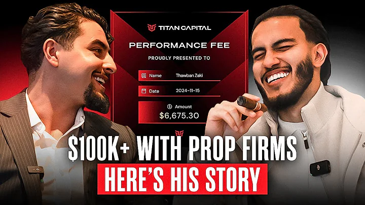 Meet Zaki A Trader That made over $100,000+ with prop firms | lets learn how he done it