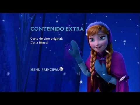 Frozen El Reino Del Hielo DVD De 2014 Menú 