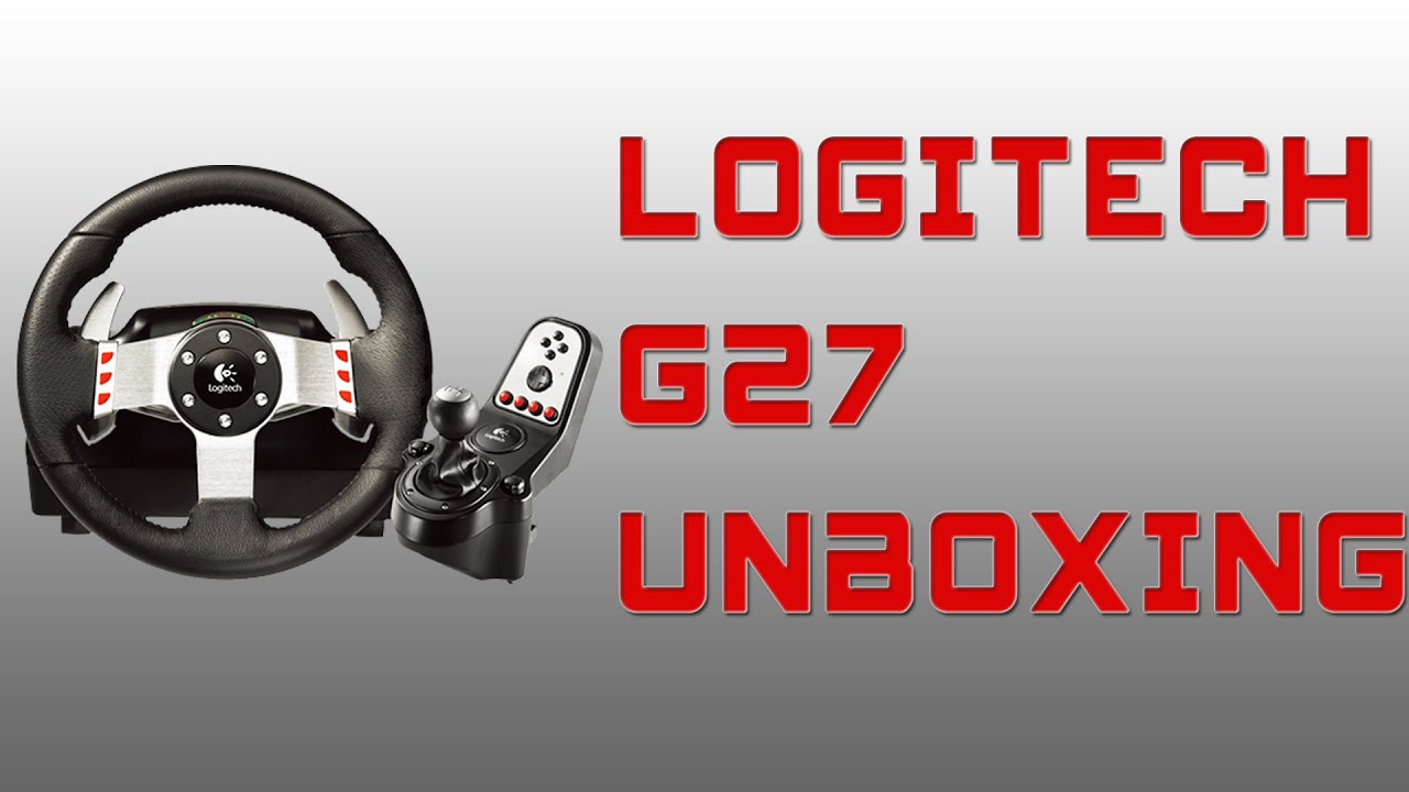 Logitech G27 Unboxing & Setup 