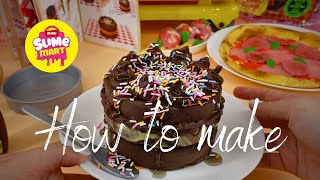 How To Make Chocolate Cake Triple Layer Whipped Cream & Sprinkles Zuru Slime Mart Shopping Cart
