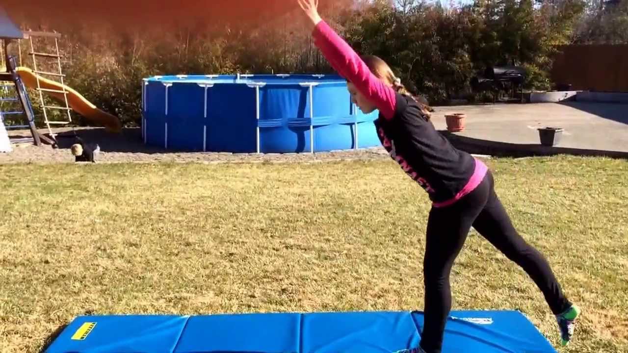 Good Leg vs. Bad Leg Gymnastics Challenge YouTube