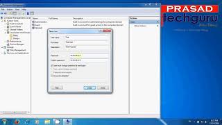 LOCAL USER CREATION USING lusrmgr