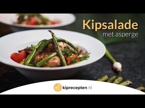 Video: Asperges En Kipsalade - Een Stapsgewijs Recept Met Een Foto