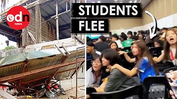 Horrifying Moment 7.4 Magnitude Earthquake Rocks Southern Philippines