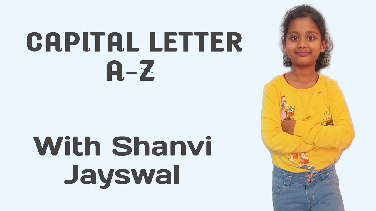 Capital Letters|How to write and read Capital Letters|Alphabet ABCDE ...