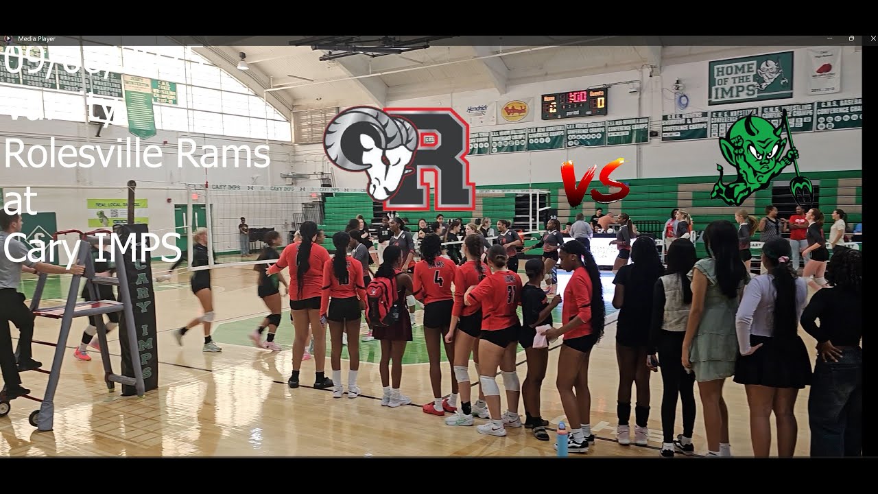 8th Varsity Volleyball Game 2025 Season | High School | Rolesville Rams vs Cary IMPS