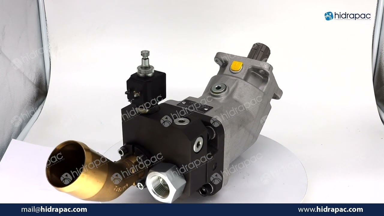 Bent Axis Hydraulic Pumps Motors 24V By Pass Valve