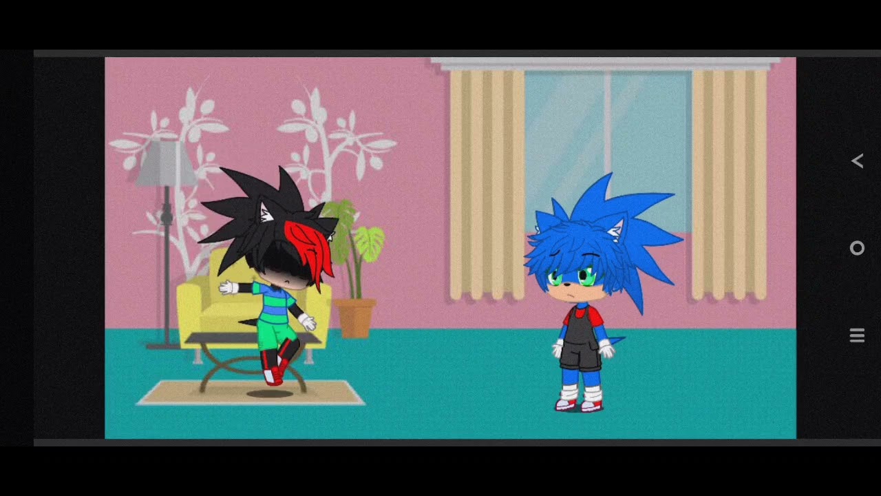 Соник утешает Шэдоу ❤️😘😭 