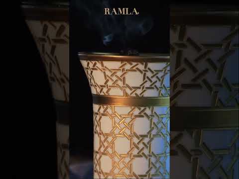 مبخرة بتصميم فخم وخطوط ذهبية فاخرة