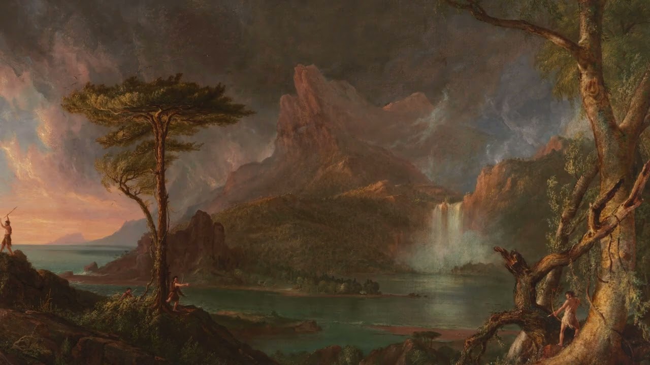 A Wild Scene by Thomas Cole  | 4K Frame TV Art