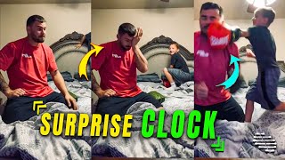 Kid Surprise Clocked His Dad While Setting up the Camera