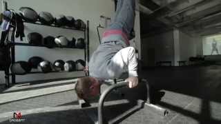 NA gymnastics course: стато-динамическая работа на параллетах.