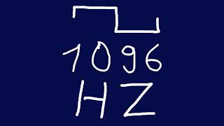 1096 hz square