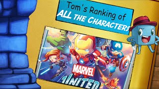 Marvel United Character Rankings - Straightforward