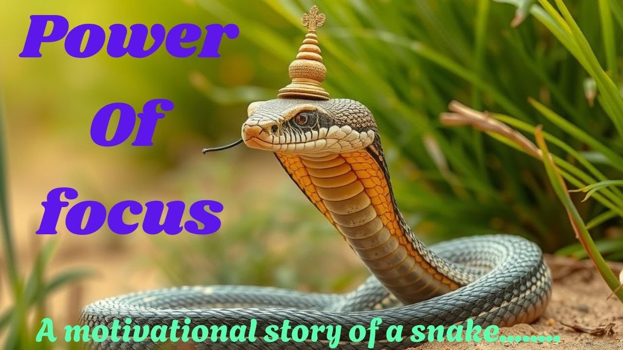 A wise Snake’s Focus Changed His Destiny| learn English through stories| Improve your English