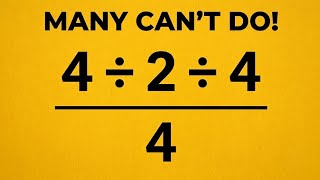 Full 8 out of 100 people got this right!✅️ Are you among the 8/PEMDAS Math challenge  Guide