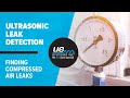 Ultrasonic leak detection  finding compressed air leaks