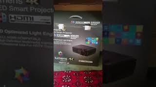 Lumens 4k led smart projector 