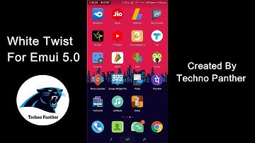 White Twist Theme For Emui 5.0 !! Huawei Emui Theme !! Emui 5.0 Theme