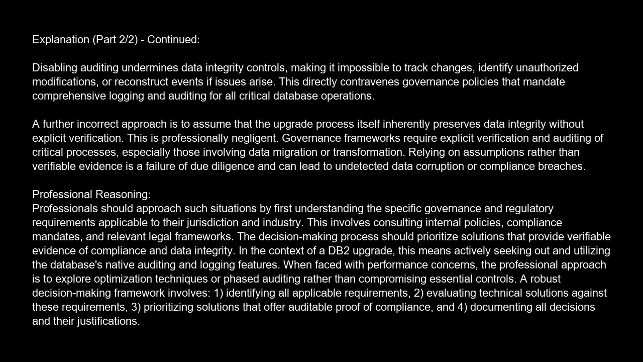 C2090 311 IBM DB2 10 5 DBA for LUW Upgrade from DB2 10 1 Free Practice Test video