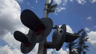 The Last Railroad Crossing before the Historic Draw Bridge