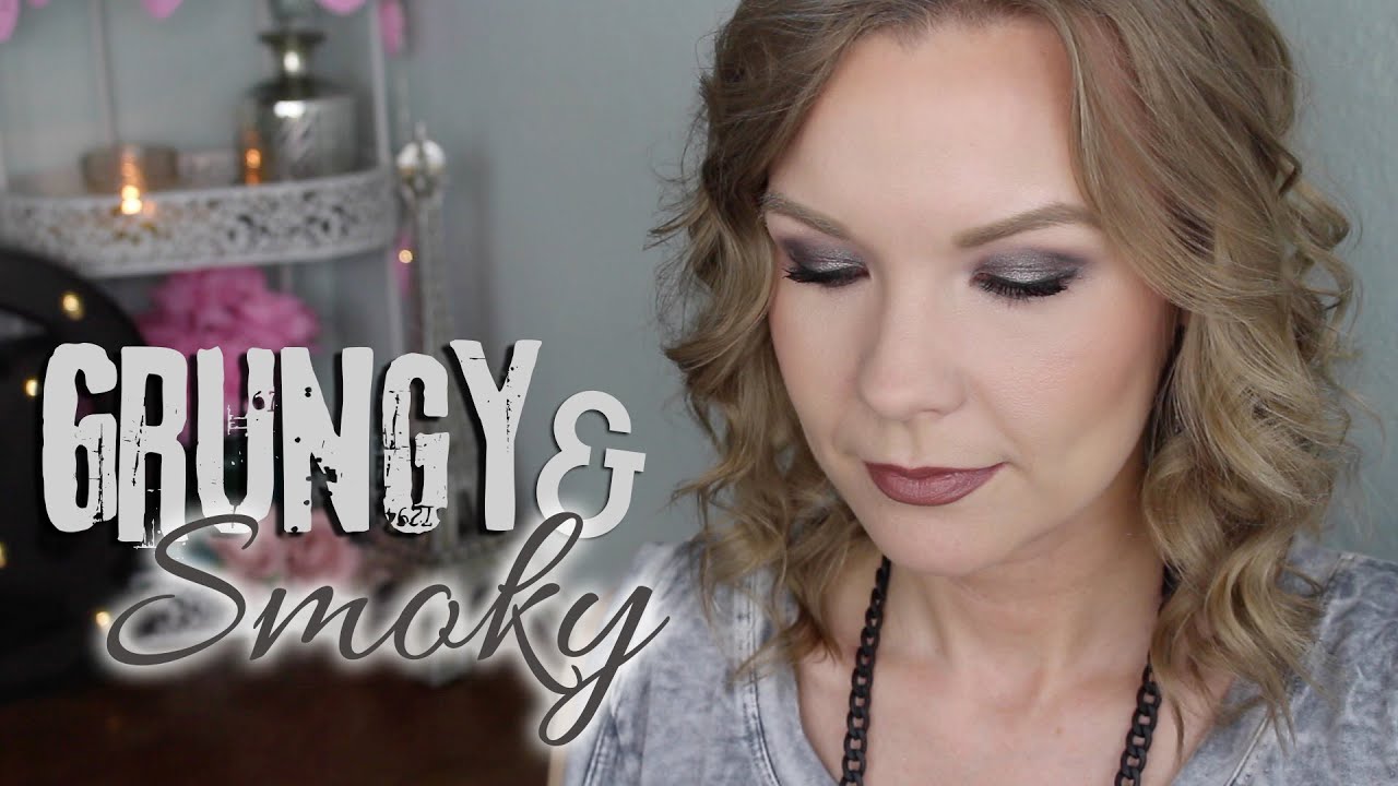 Grunge Smoky Eye Tutorial - Revealed Smoky Palette! | LipglossLeslie