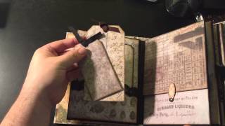 Tim Holtz Wallflower 6x8 Mini Album Share!
